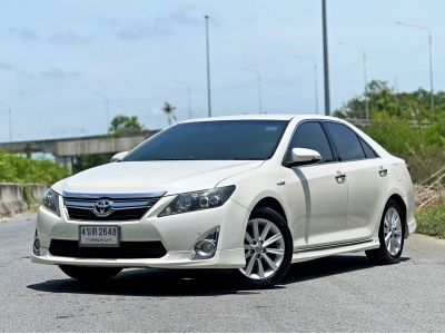 TOYOTA CAMRY HYBIRD 2.5 DVD ปี2013 รถสวย พร้อมใช้